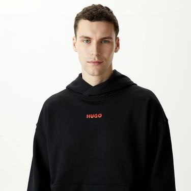  Hugo Droma Erkek Siyah Sweatshirt