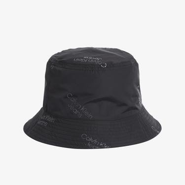  Calvin Klein Jeans Printed Erkek Siyah Şapka