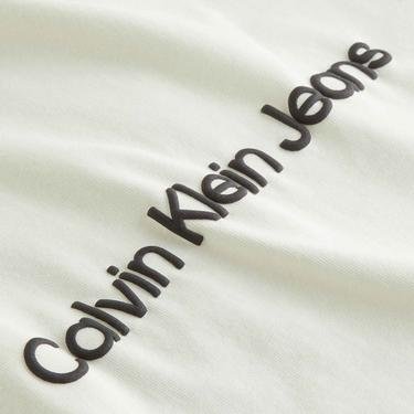  Calvin Klein Jeans Meta Minimal Erkek Beyaz T-Shirt