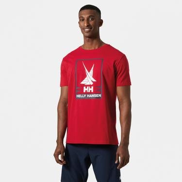  Helly Hansen Shortline Erkek Kırmızı T-Shirt