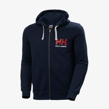  Helly Hansen HH Logo Full Zip Erkek Lacivert Sweatshirt