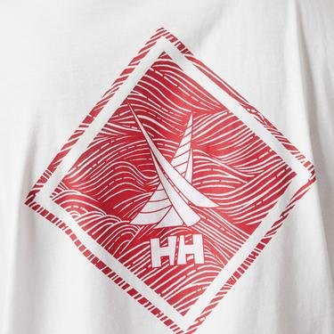  Helly Hansen Shortline Erkek Beyaz T-Shirt