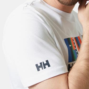  Helly Hansen Shortline Erkek Beyaz T-Shirt