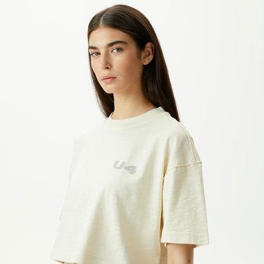  UNITED4 Classic Kadın Krem T-Shirt