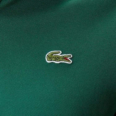  Lacoste Kadın Regular Fit Fermuarlı Yeşil Sweatshirt