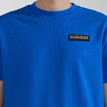  Napapijri S-iaato Erkek Mavi T-Shirt