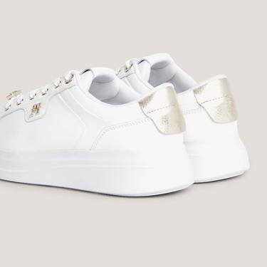  Tommy Hilfiger Pointy Court Hardware Kadın Beyaz Sneaker