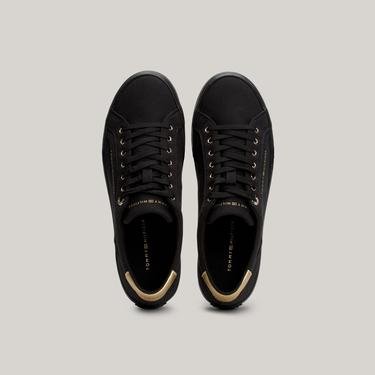  Tommy Hilfiger Essential Vulcing Kadın Siyah Sneaker