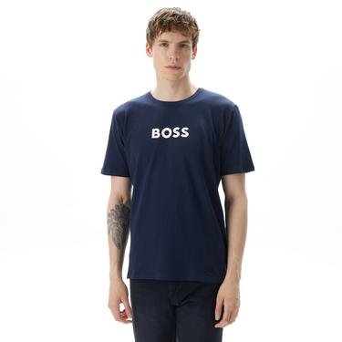  Boss Easy Erkek Mavi T-Shirt