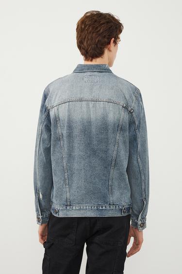  Ra Denim Erkek Vintage Yıkama Japanese Retro Trucker Ceket
