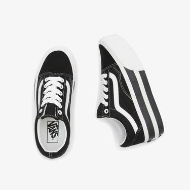  Vans Old Skool Stackform Unisex Siyah/Beyaz Sneaker