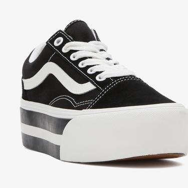  Vans Old Skool Stackform Unisex Siyah/Beyaz Sneaker
