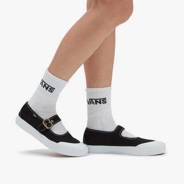  Vans Mary Jane Unisex Siyah/Beyaz Sneaker
