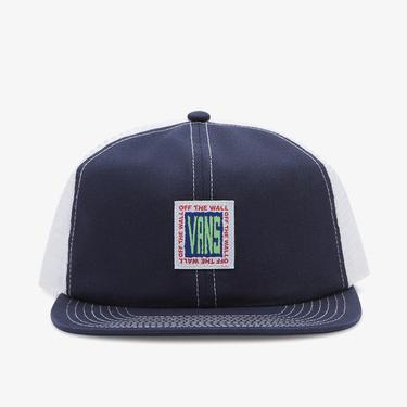  Vans Hıgher Place Unstructured Trucker Unisex Mavi Şapka