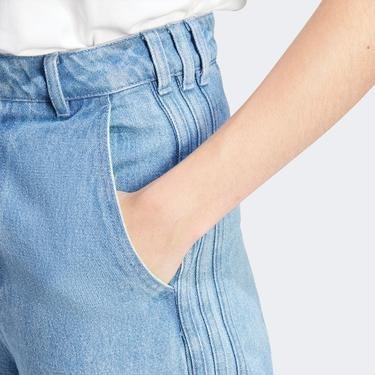 adidas Originals 3 Stripe Jeans Kadın Mavi Pantolon
