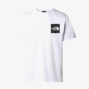  The North Face S/S Fine Erkek Beyaz T-Shirt