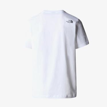  The North Face S/S Mountain Line Erkek Beyaz T-Shirt