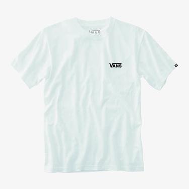  Vans Mn Left Chest Logo Erkek Siyah/Beyaz T-Shirt