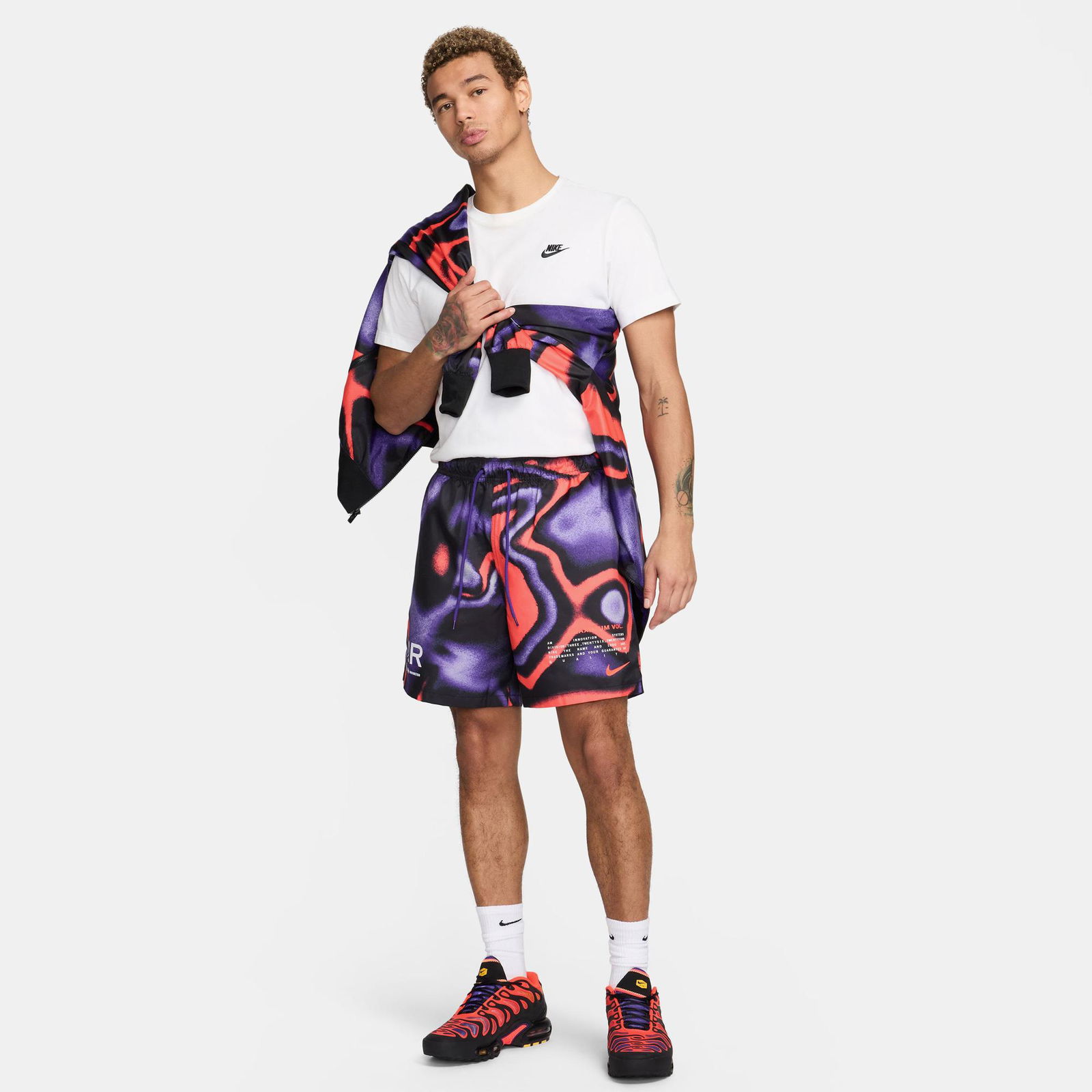 Nike Club Erkek Mor Şort