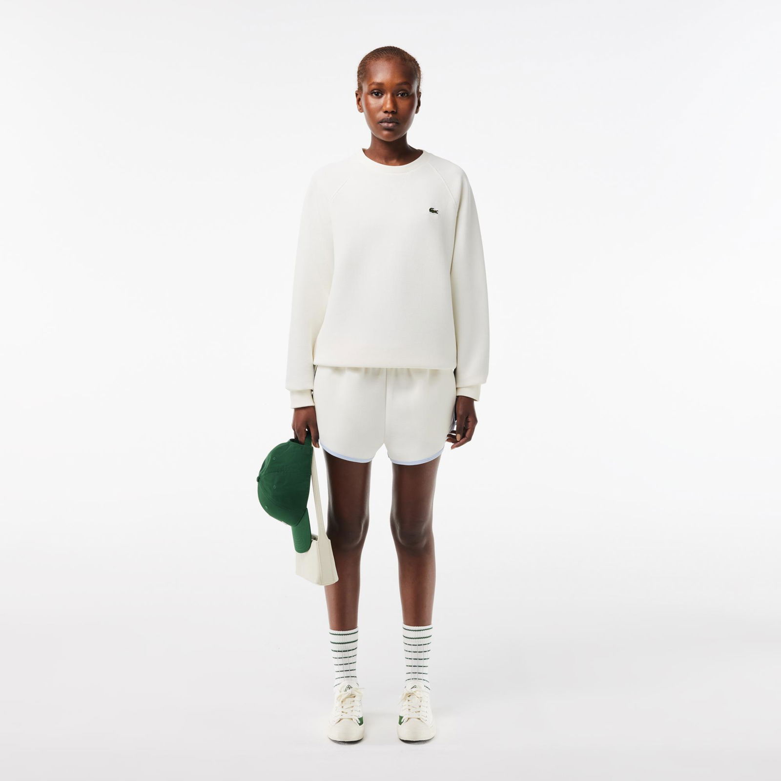 Lacoste Backcourt Kadın Krem Sneaker