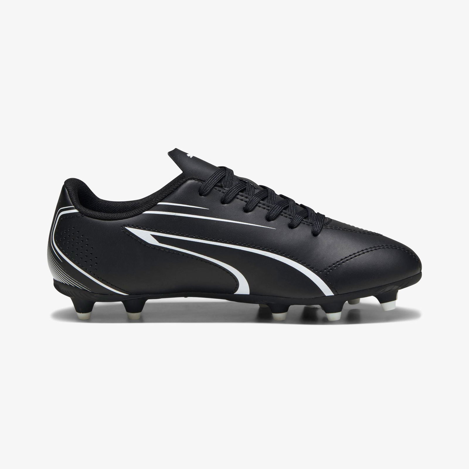 Puma Vitoria Fg/Ag Çocuk Siyah Halı Saha Kramponu
