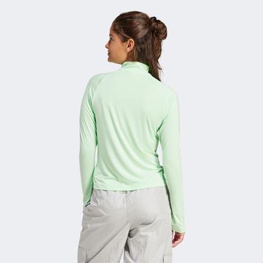  adidas C Esc Q1 Ls Kadın Yeşil Koşu Sweatshirt