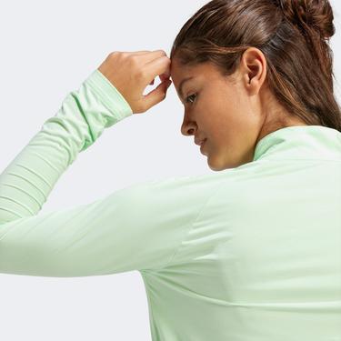  adidas C Esc Q1 Ls Kadın Yeşil Koşu Sweatshirt