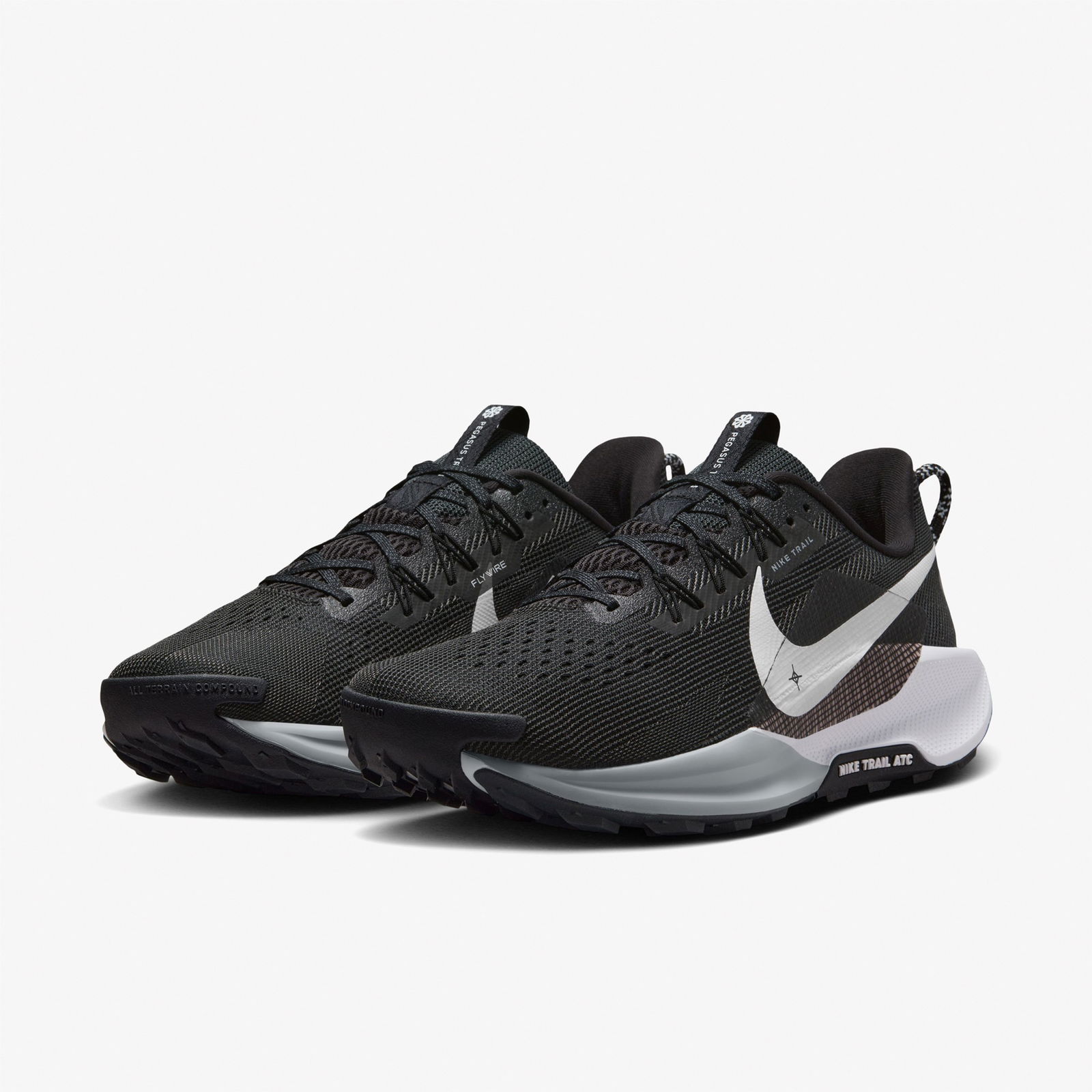 Nike ReactX Pegasus Trail 5 Erkek Siyah Spor Ayakkabı