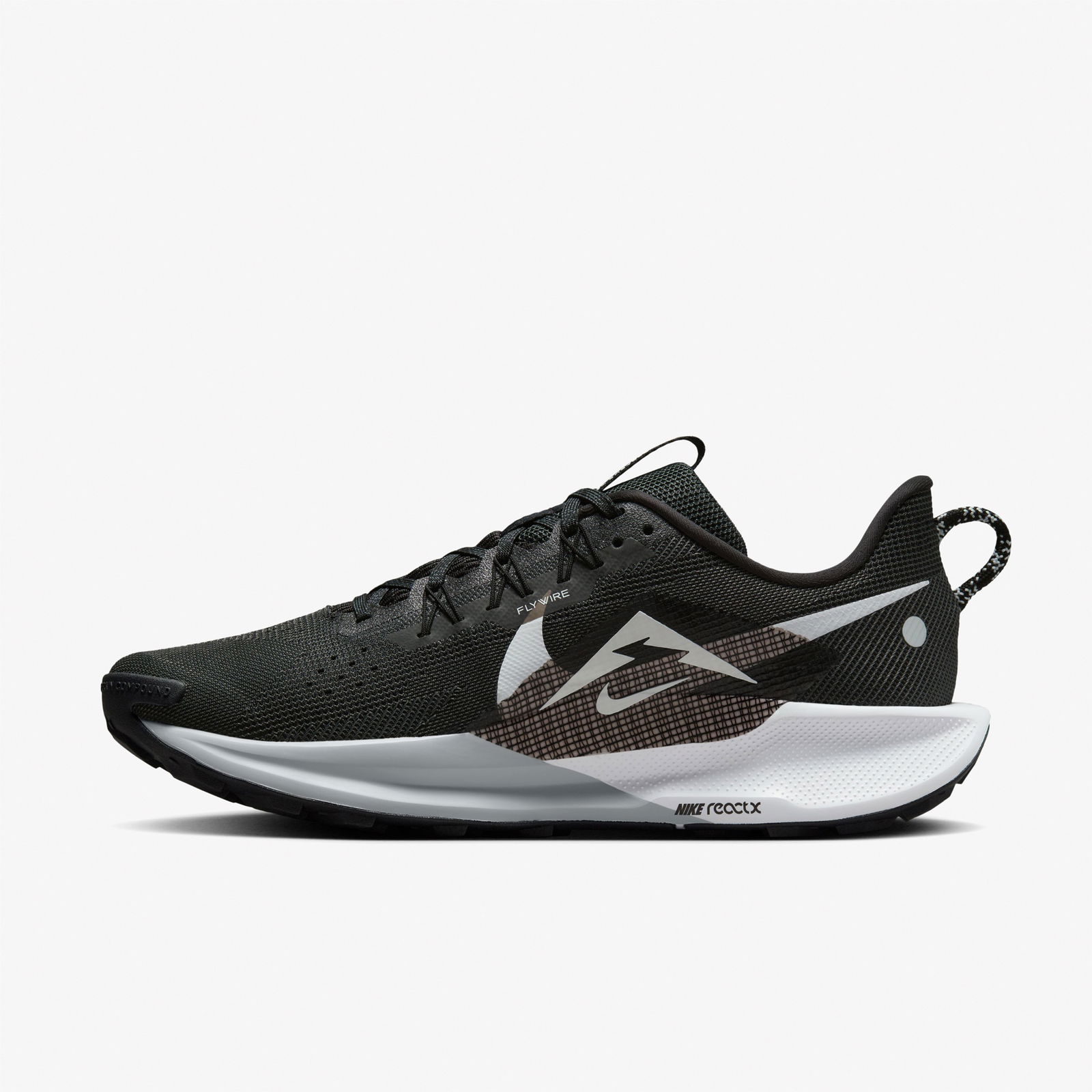 Nike ReactX Pegasus Trail 5 Erkek Siyah Spor Ayakkabı