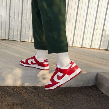  Nike Dunk Low Next Nature Kadın Kırmızı/Beyaz Spor Ayakkabı
