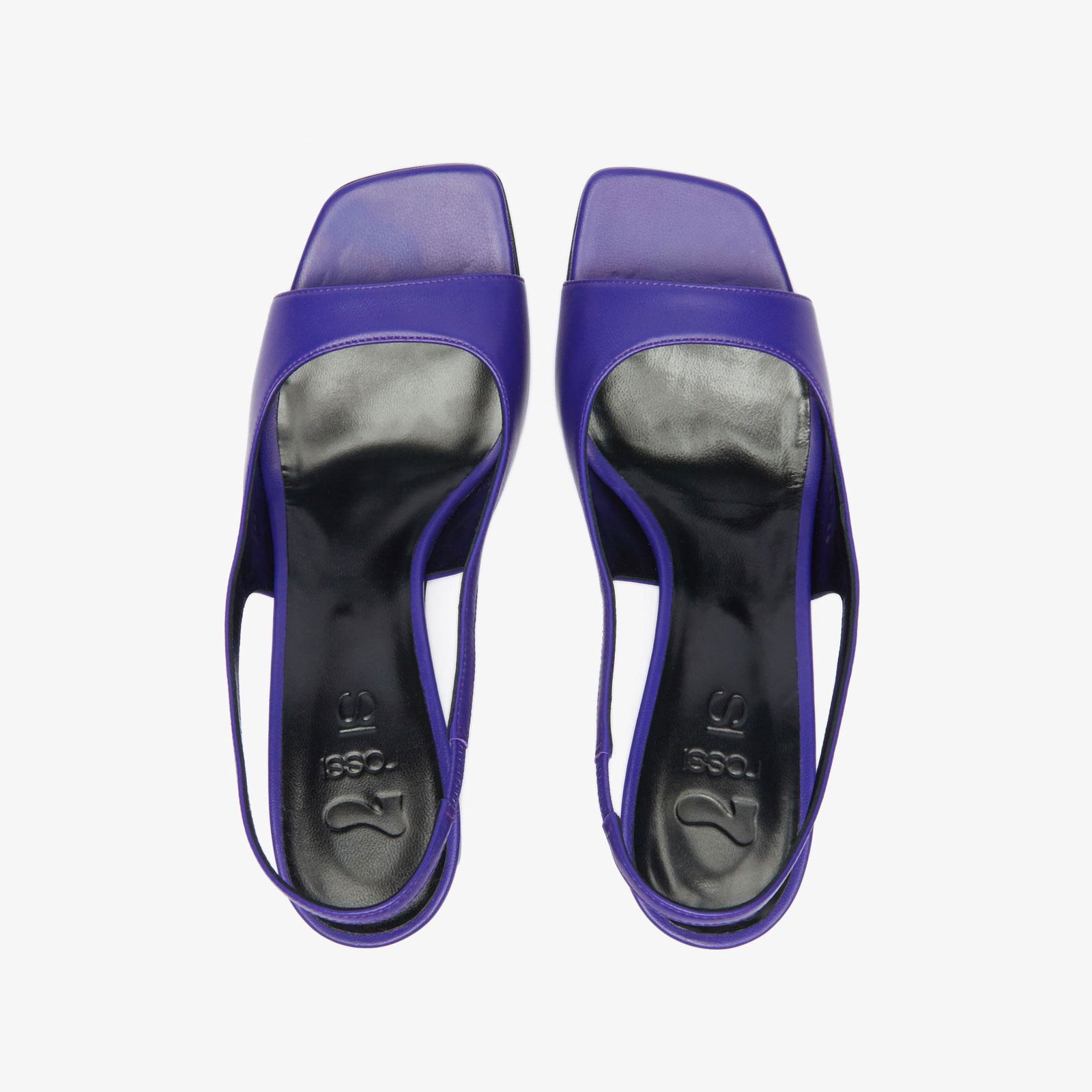 Si Rossi Slingback Kadın Mor Topuklu Ayakkabı