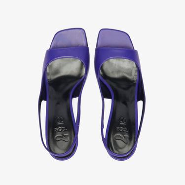  Si Rossi Slingback Kadın Mor Topuklu Ayakkabı
