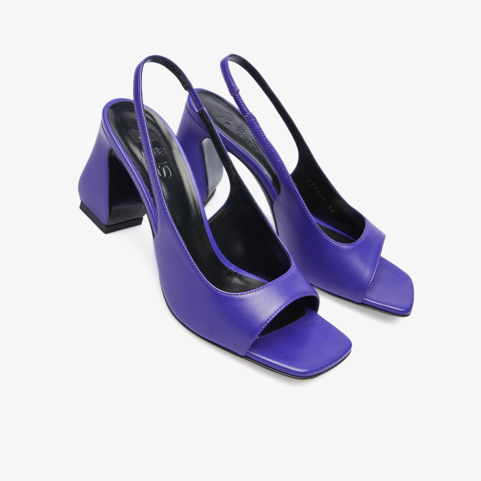 Si Rossi Slingback Kadın Mor Topuklu Ayakkabı