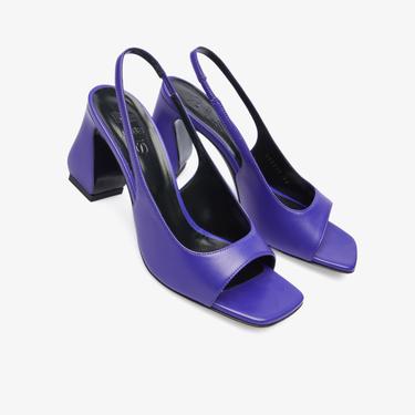  Si Rossi Slingback Kadın Mor Topuklu Ayakkabı