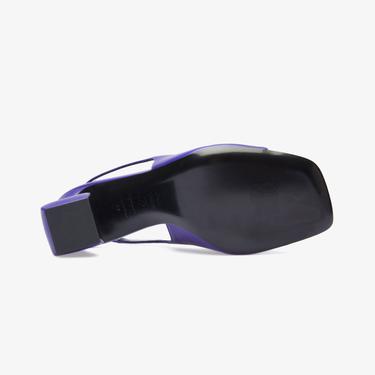  Si Rossi Slingback Kadın Mor Topuklu Ayakkabı