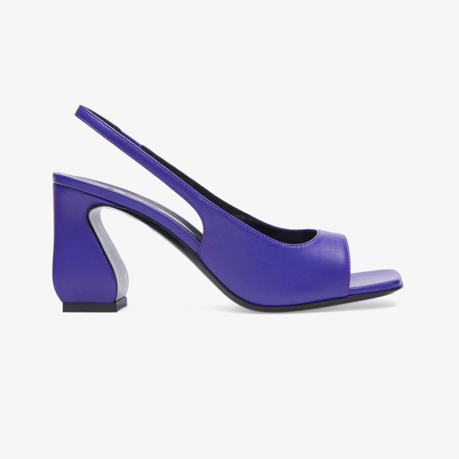 Si Rossi Slingback Kadın Mor Topuklu Ayakkabı