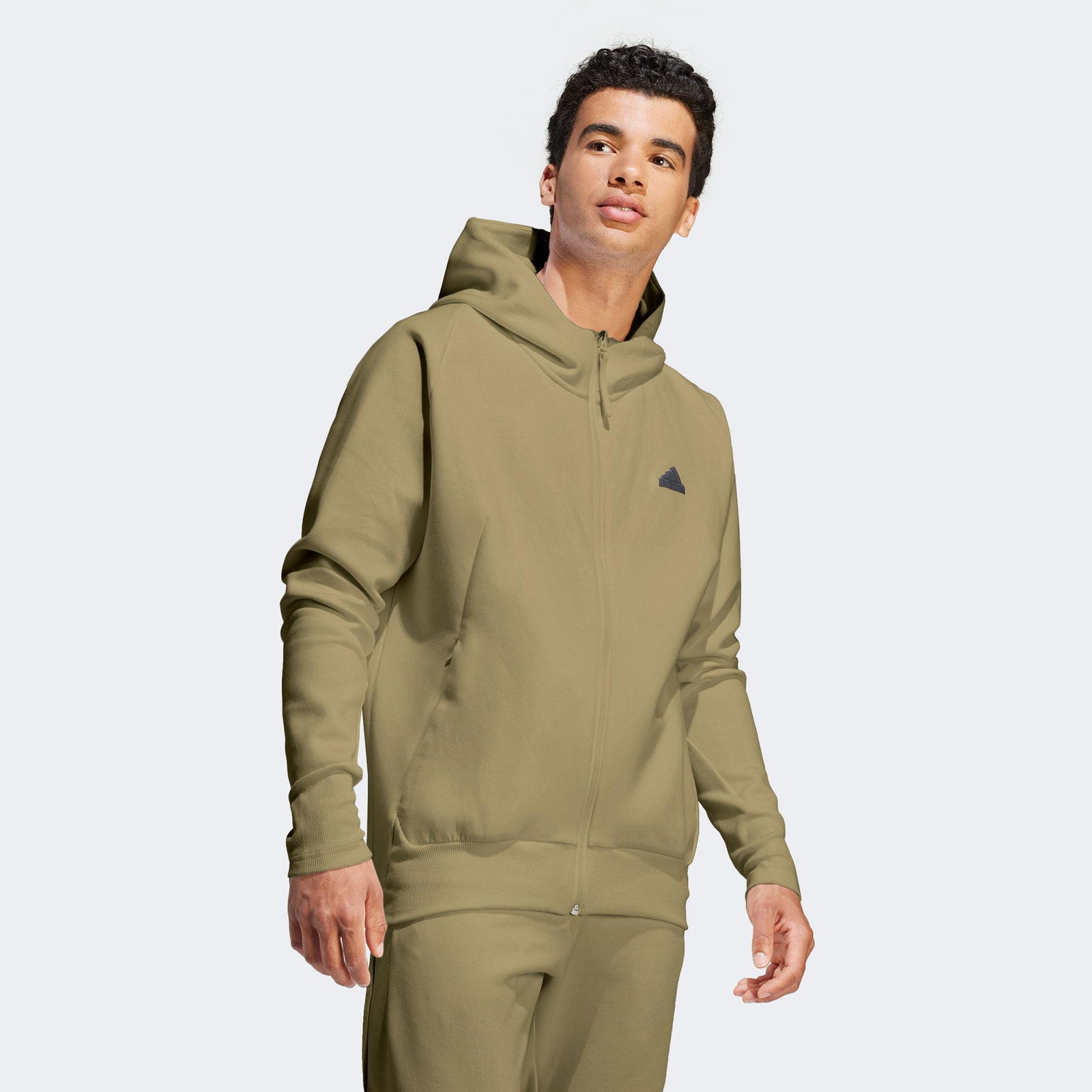 Adidas Z.N.E. Premium Erkek Yeşil Günlük Sweatshirt