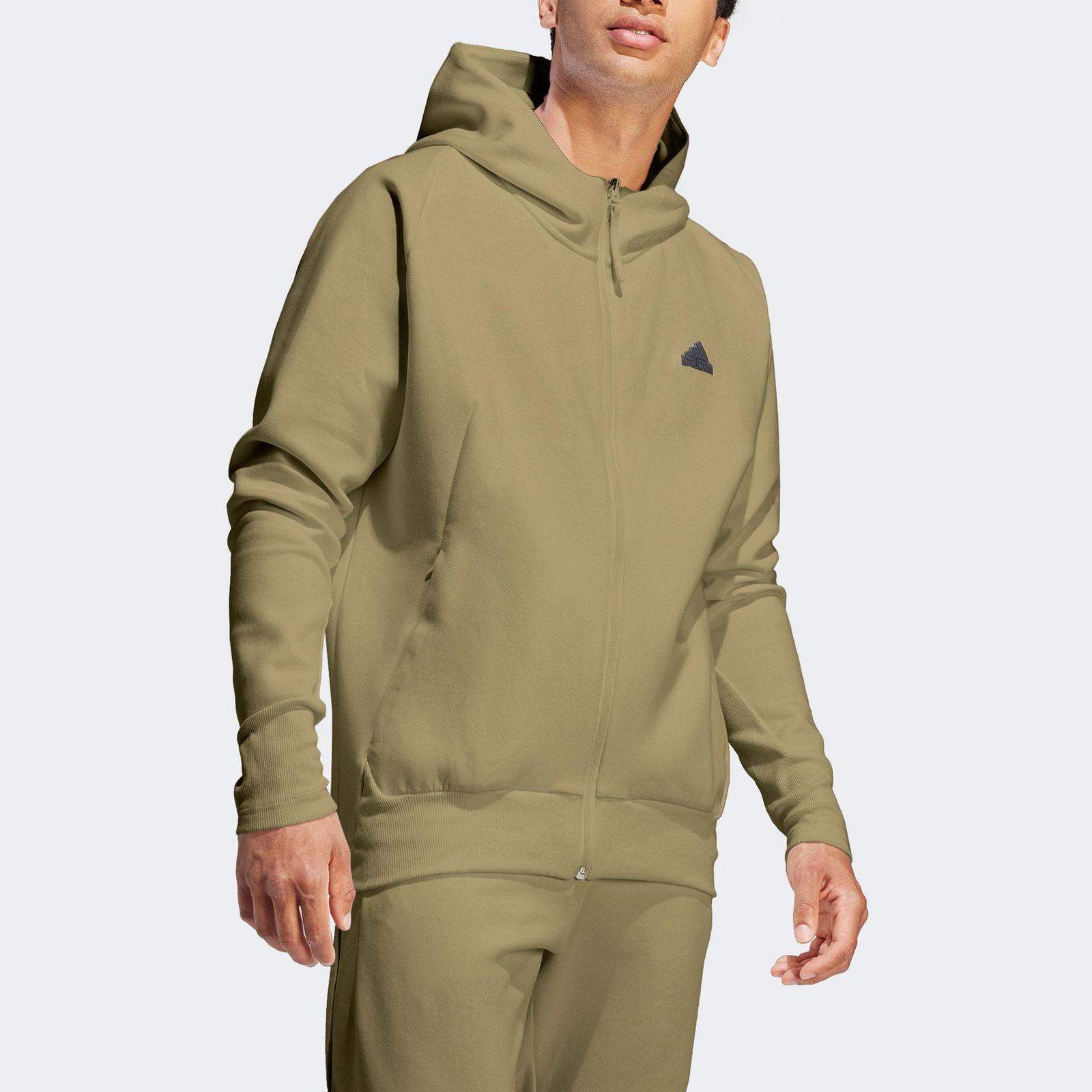 Adidas Z.N.E. Premium Erkek Yeşil Günlük Sweatshirt