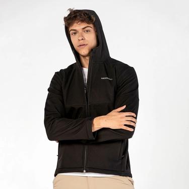  Merrell Flash Softshell Erkek Siyah Polar Mont