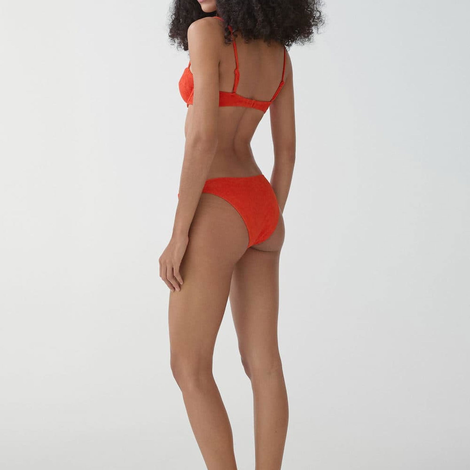 Mango Kadın Balenli Bikini Üstü Kirmizi