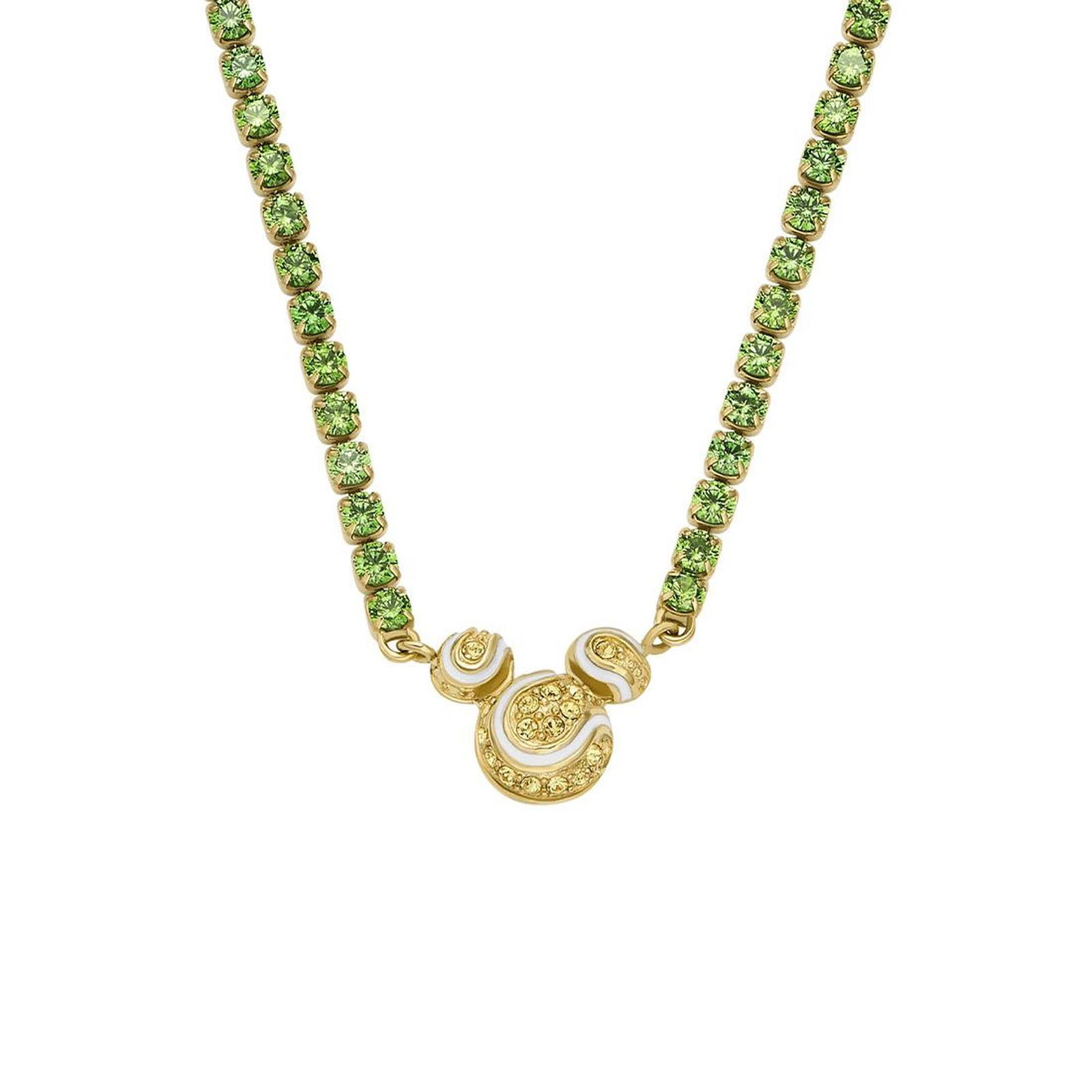 Fossil JFC04762-710 Disney Fossil Mickey Mouse Special Edition Crystal Tennis Kadın Kolye