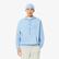 Lacoste Erkek Classic Fit Kapüşonlu Desenli Mavi Sweatshirt