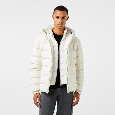  Lacoste Erkek Regular Fit Kapüşonlu Beyaz Şişme Mont