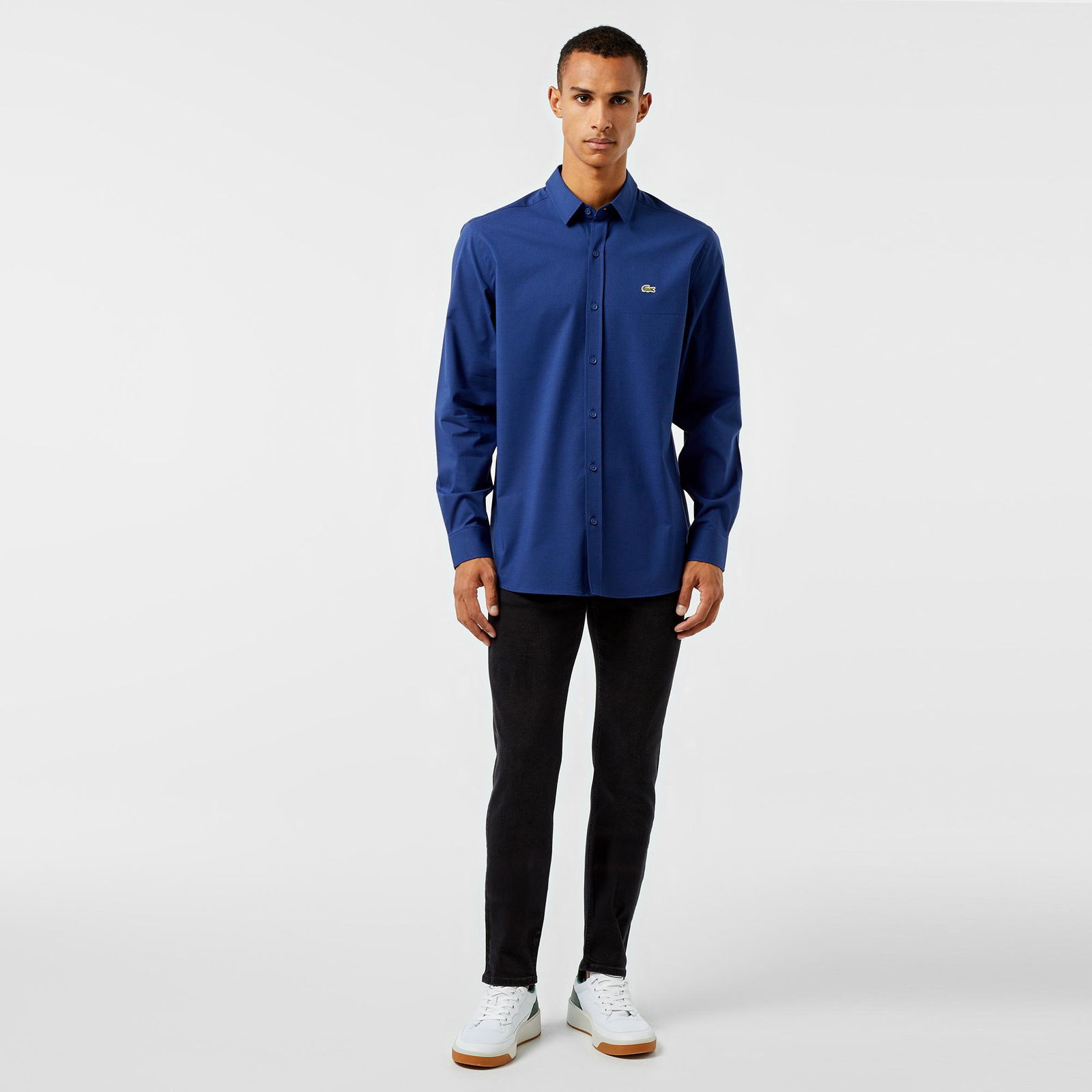 Lacoste Erkek Regular Fit Lacivert Gömlek