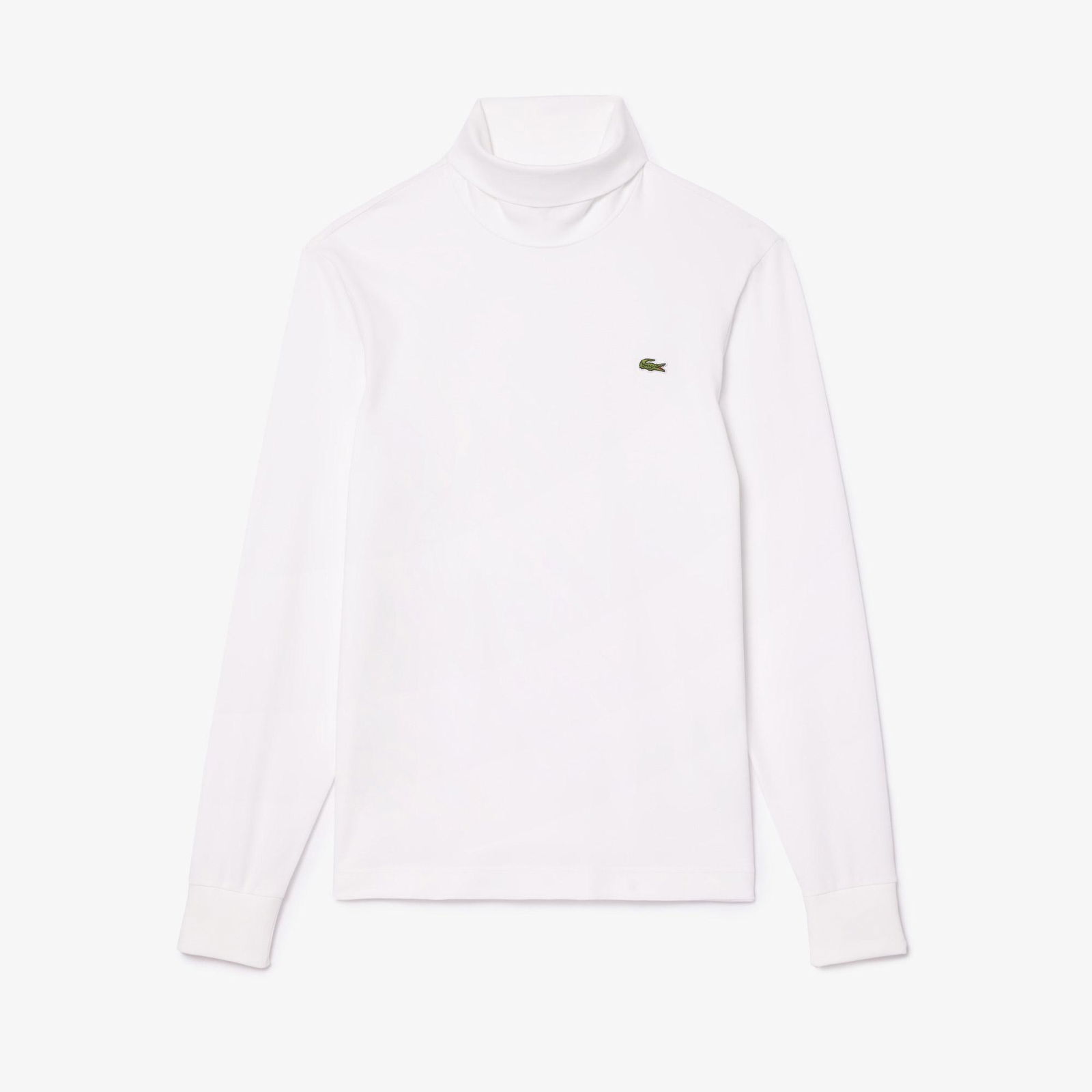 Lacoste Erkek Regular Fit Boğazlı Yaka Beyaz T-shirt