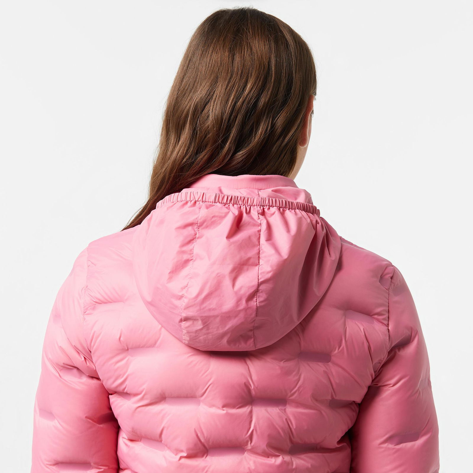 Lacoste Kadın Regular Fit Uzun Kollu Kapüşonlu Pembe Mont