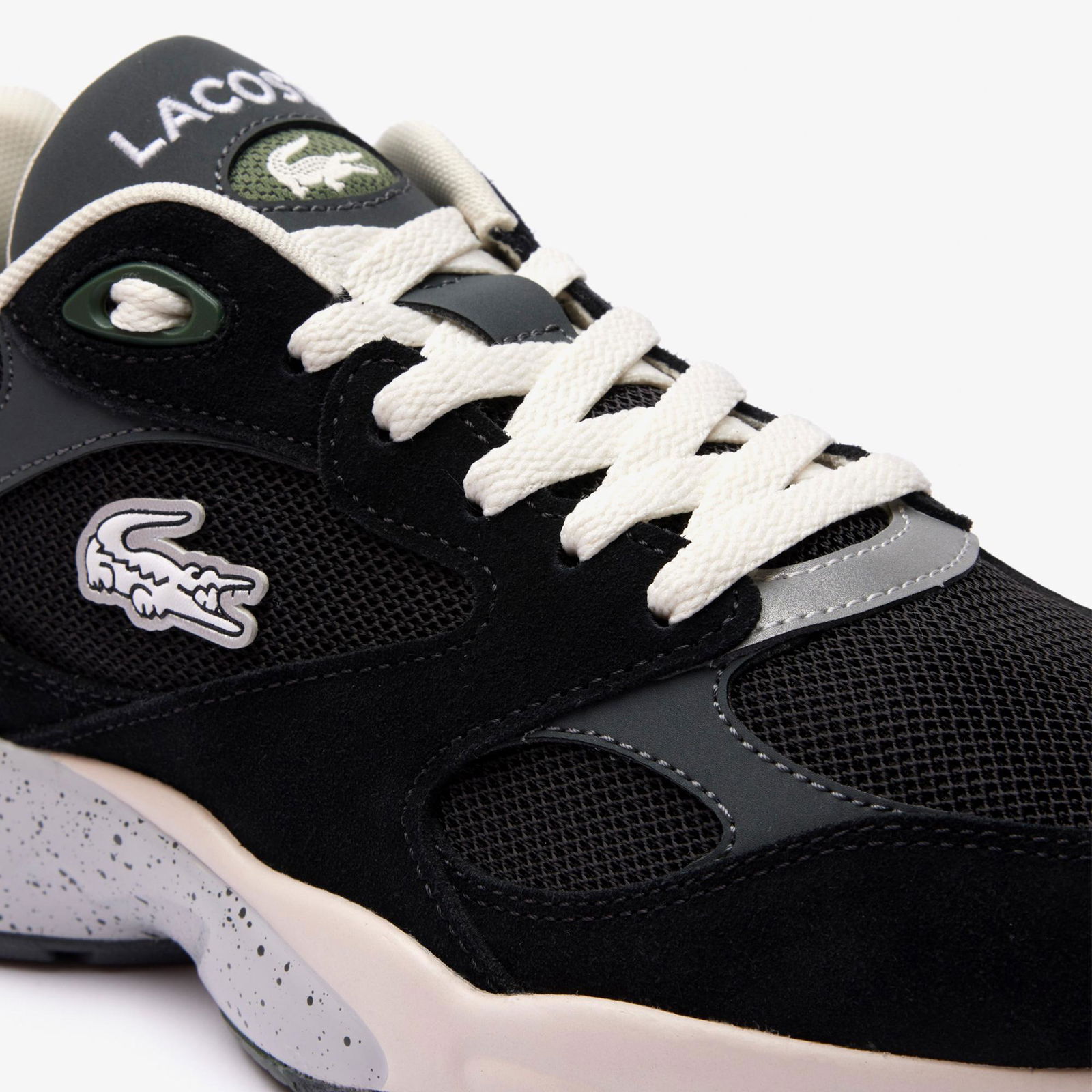 Lacoste SPORT Storm 96 Lo Vinatge Erkek Siyah Sneaker