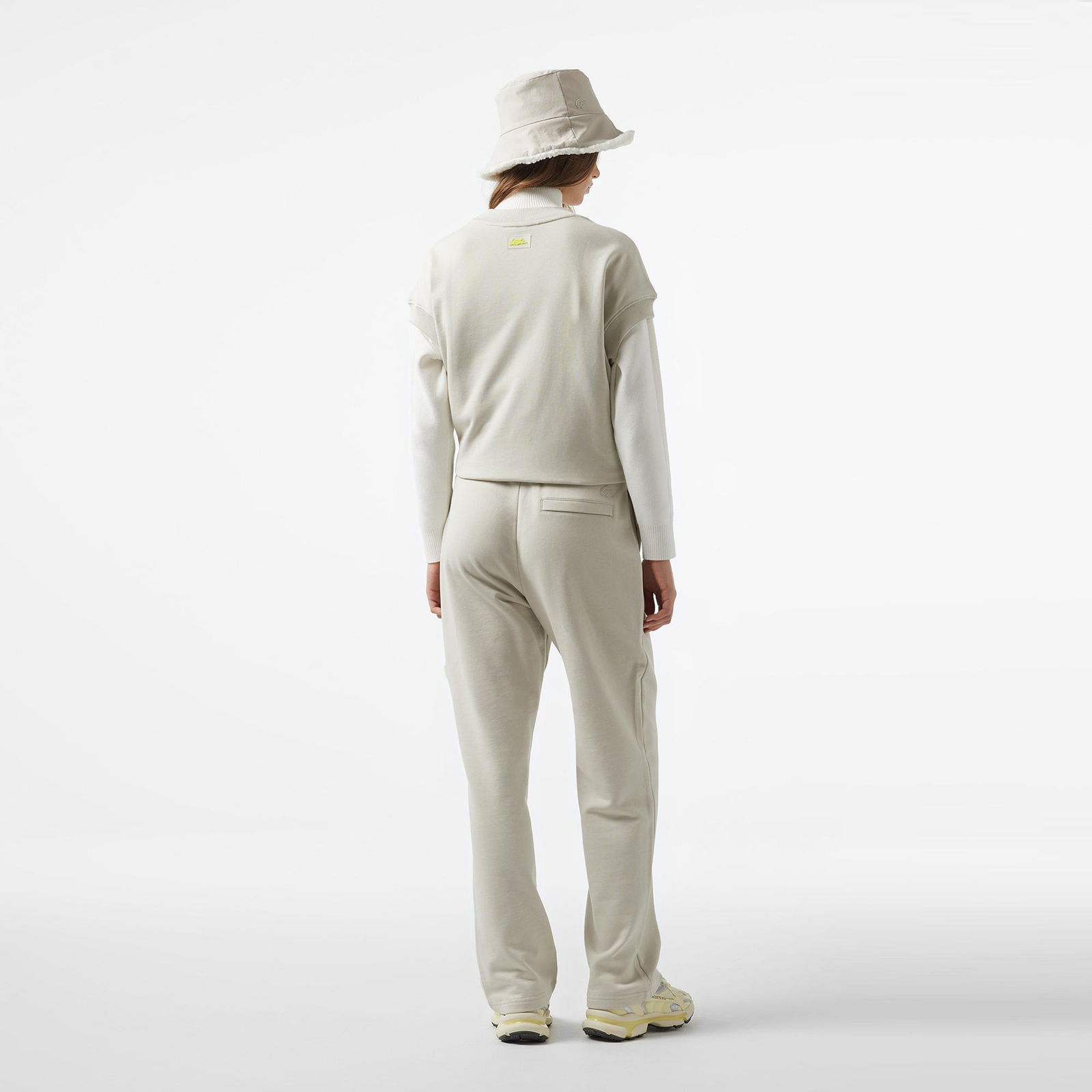 Lacoste x House of SuperStep Kadın Gri Eşofman Altı