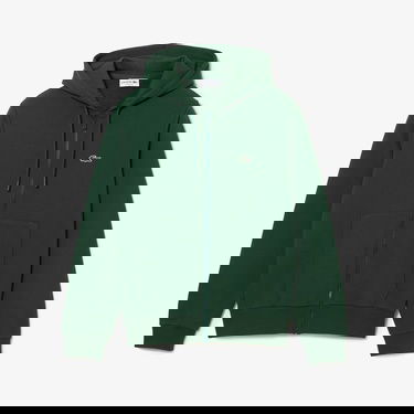  Lacoste Erkek Classic Fit Fermuarlı Yeşil Sweatshirt
