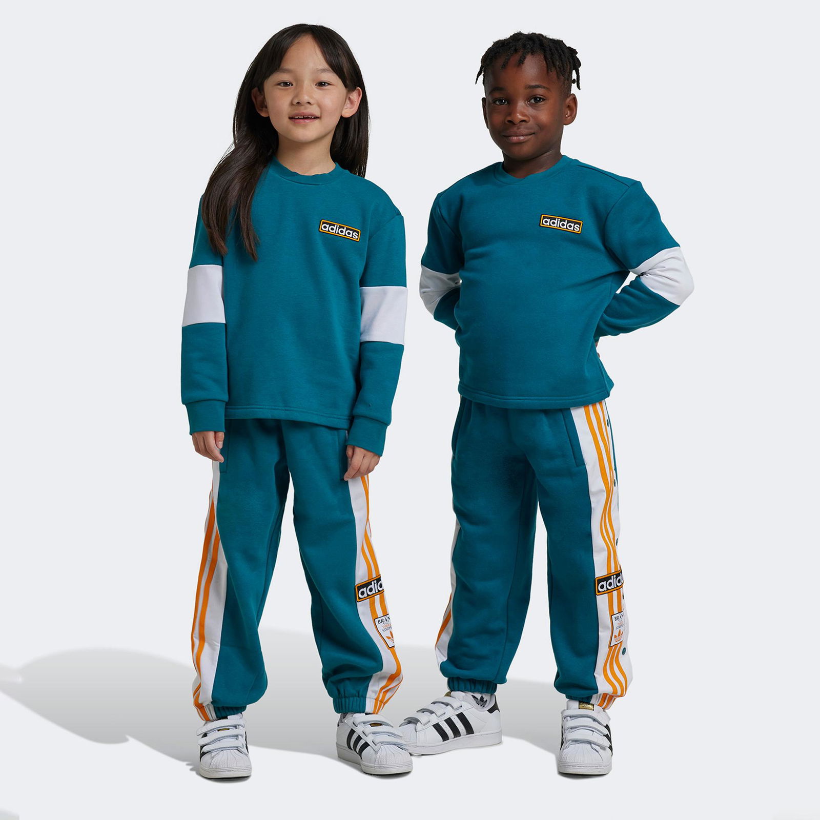 adidas Crew Çocuk Mavi Eşofman Takımı